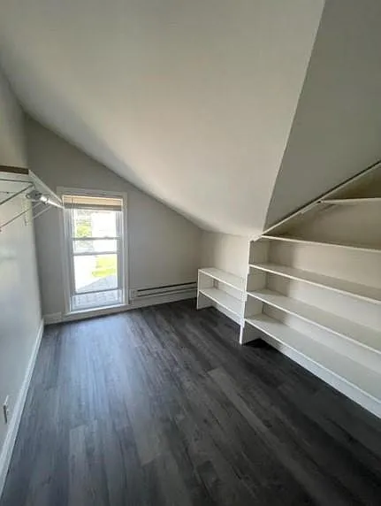 Huge walk-in closet off bedroom