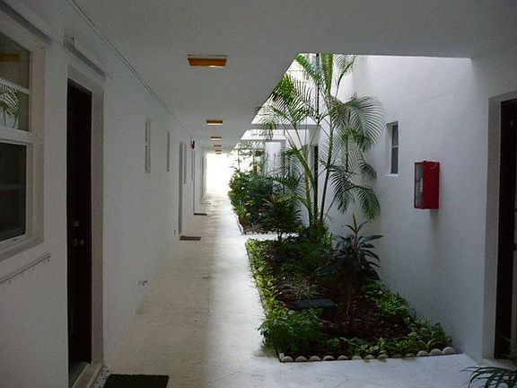 exterior hallway