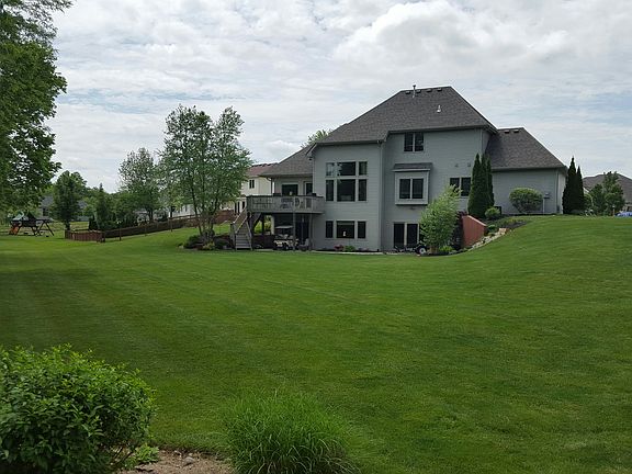 Back yard from corner of lot