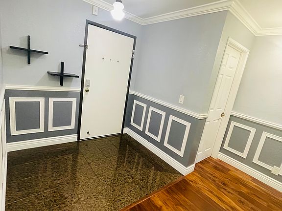 Entry door from back side