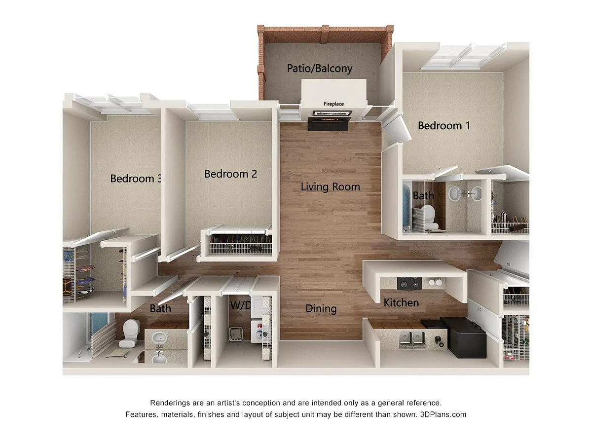 Floor plan The Abbington