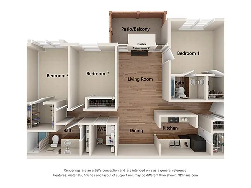 Floor plan The Abbington