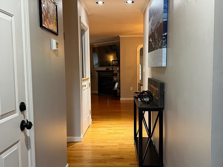 Entry hallway from front door.