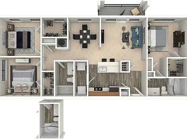 C2 3D Floorplan C2 3D Floorplan