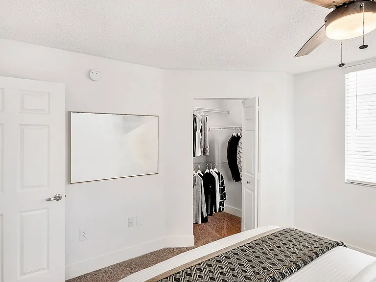 Bedrooms include spacious walk-in closets