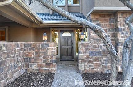 Outside Front Entry
						:
						Beautiful custom stone entry