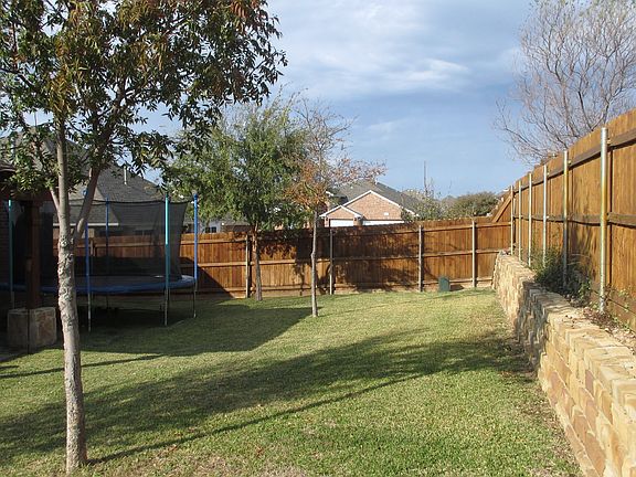 Back yard from corner