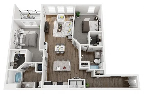 Floor plan Troup Renovated