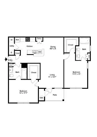 Floor plan New Castle