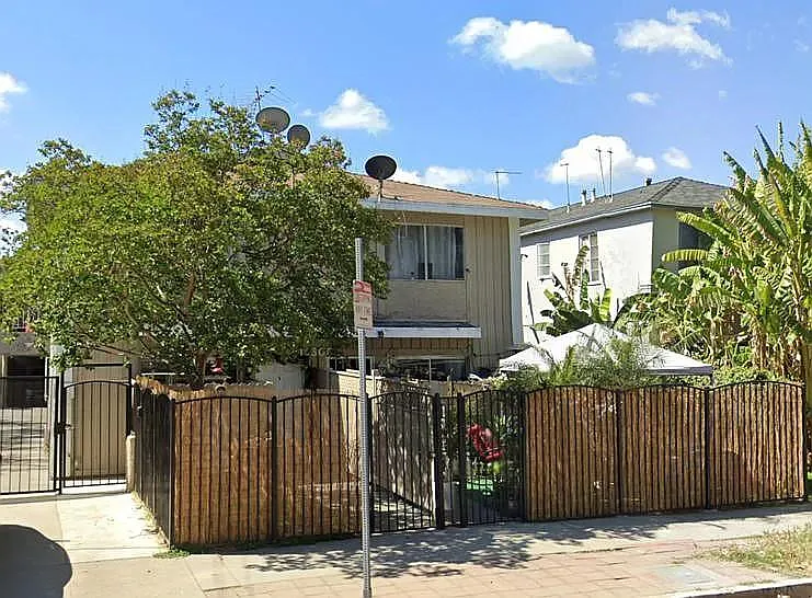 Outside view of property