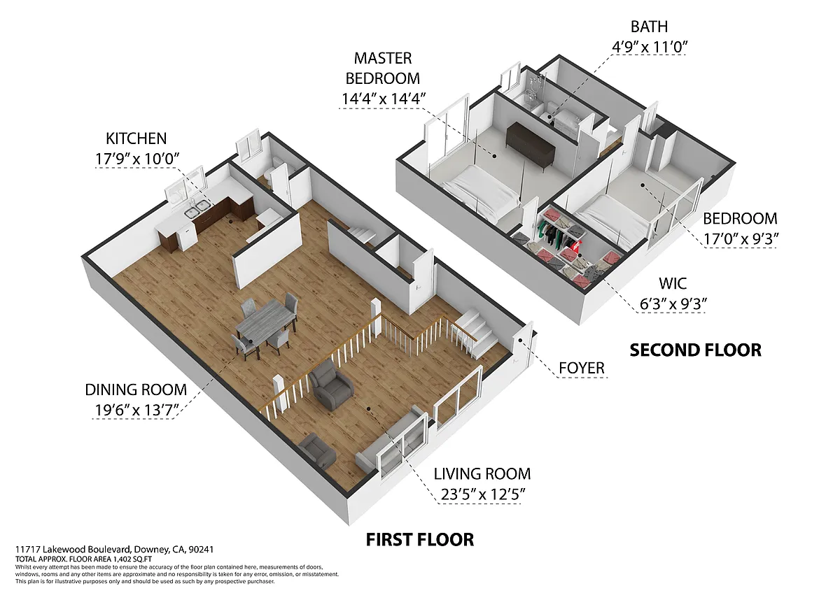 Floor plan 2 Bedroom B