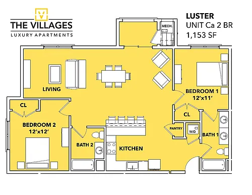 Floor plan Luster Model