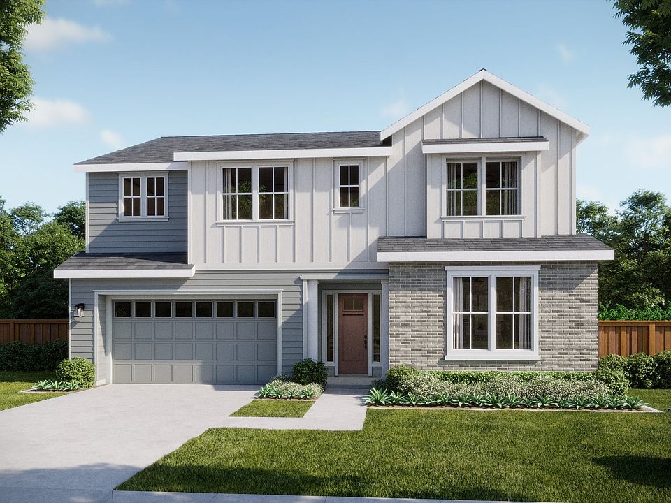 Azure at Francis Ranch by Trumark Homes in Dublin, CA Residence 2A Traditional Farmhouse