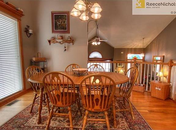 Breakfast room with wood floors