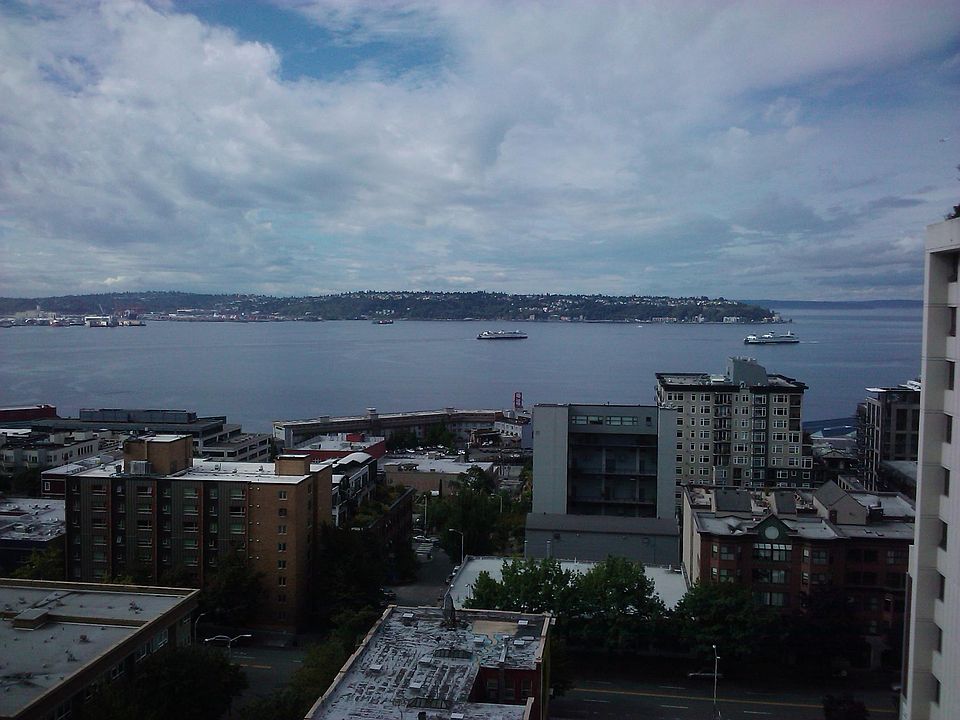 Condo's view of West Seattle