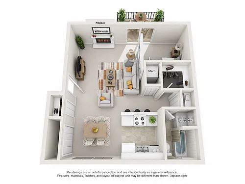 Floor plan Studio