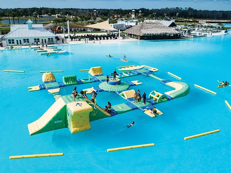 Only about 5 miles / 8 min by car to this tropical Lagoon open to public. Lagoon Hours 11-17 (bar stay open later on weekends). General Admission (prices/dates subject to change without notice) - Dec 21-April 15): ca $25 pp - other times ca $15 pp