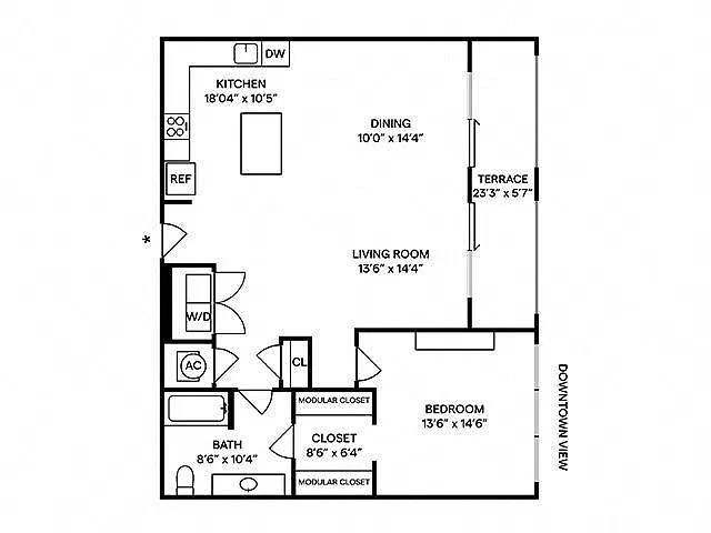 Floor plan A13