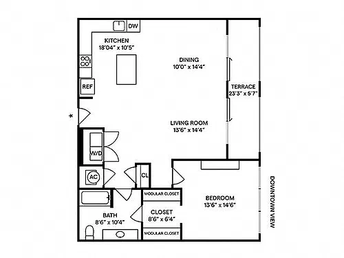 Floor plan A13