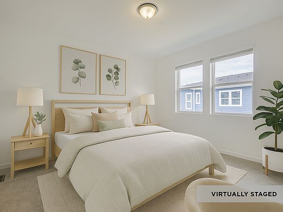 Master Bedroom - virtually staged