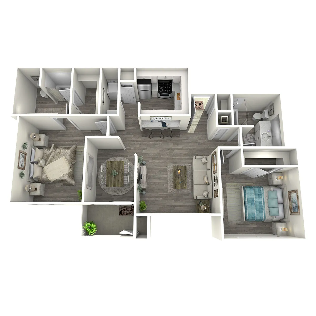 Floor plan B3