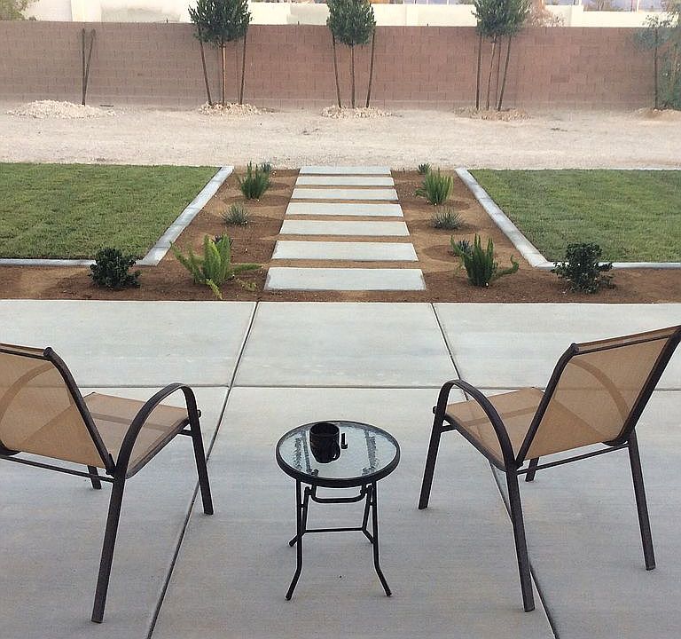 Backyard North Facing