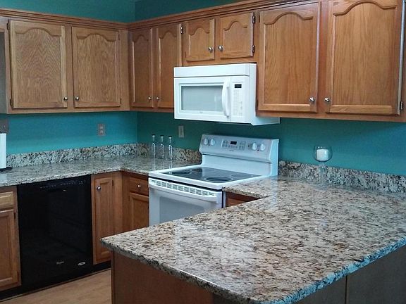 Kitchen with granite counter tops
