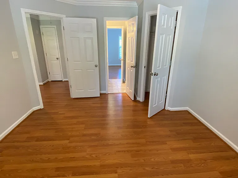 Jack and Jill bedrooms with closets.