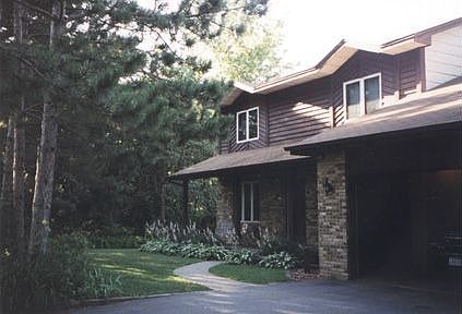 Front yard in summer