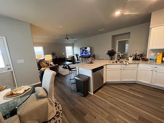 Great for entertaining in the open living/dining/kitchen