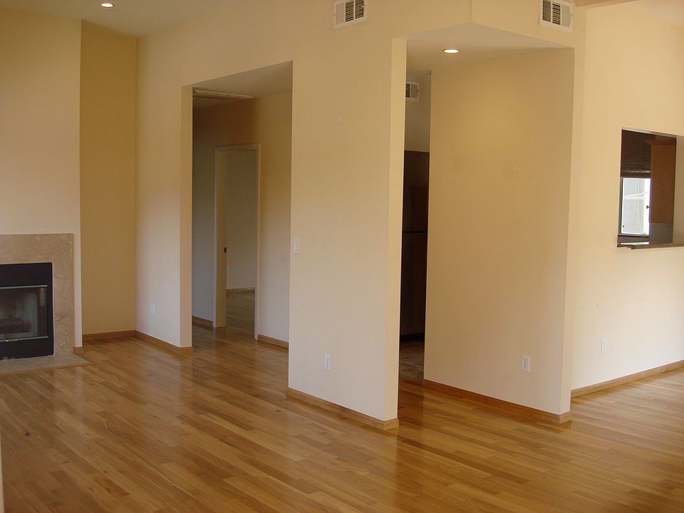 Living area with fireplace