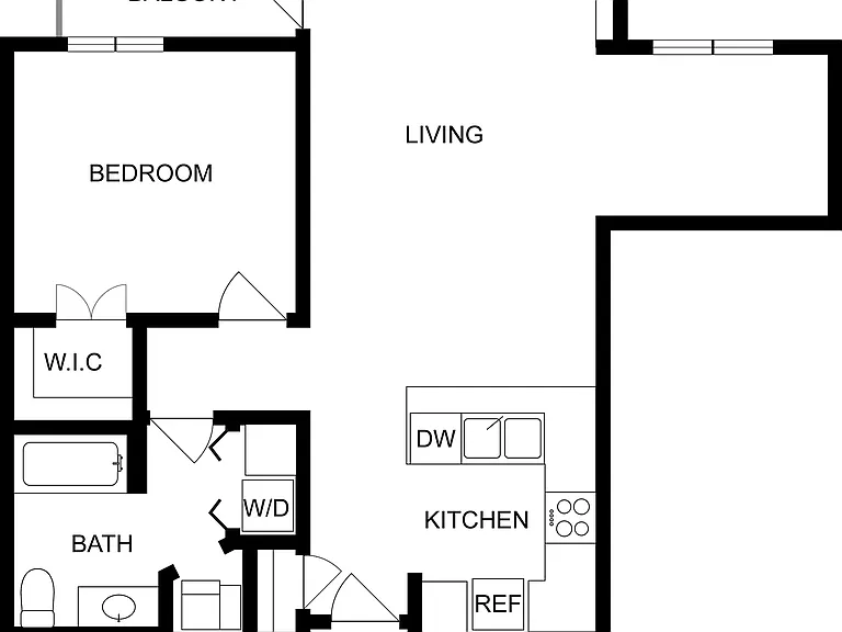 Holton | 1-Bedroom Floorplan Holton | 1-Bedroom Floorplan