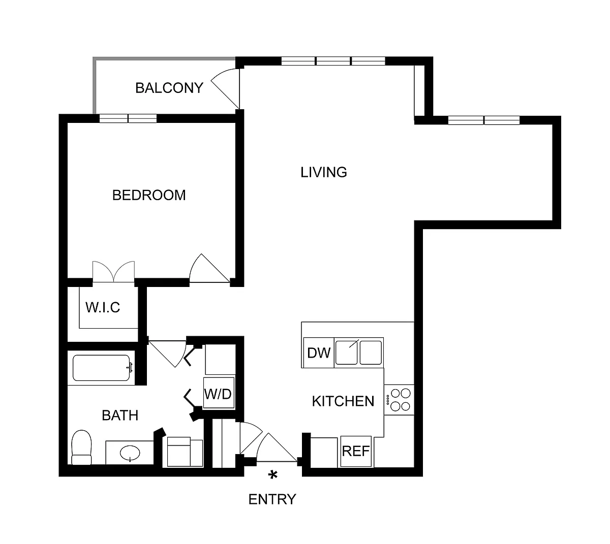 Floor plan Holton