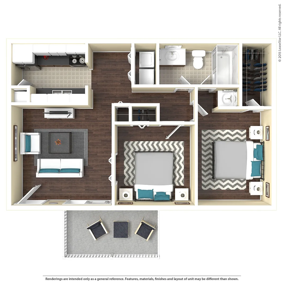 Floor plan B2, B2P, B2F, B2G