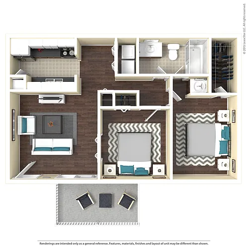 Floor plan B2, B2P, B2F, B2G