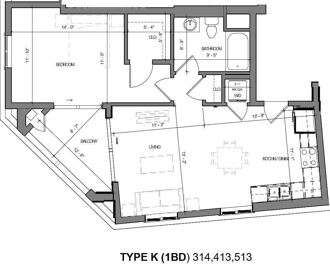 Floor plan Type K