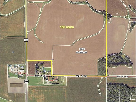 150 Acre Aerial Map