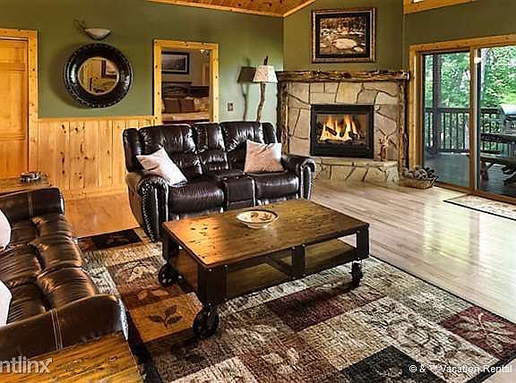 The living area is dedicated to relaxation