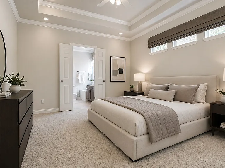 Virtually staged for illustrative purposes. Furniture and decor not included.