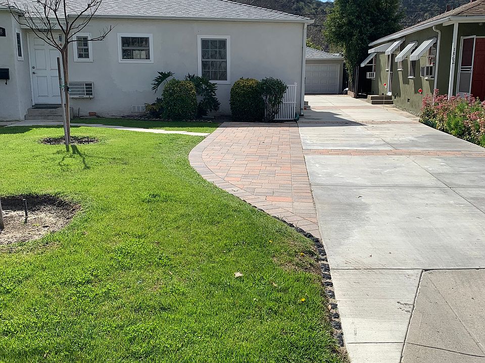 front of property . Apt - A entry down the driveway a few feet.