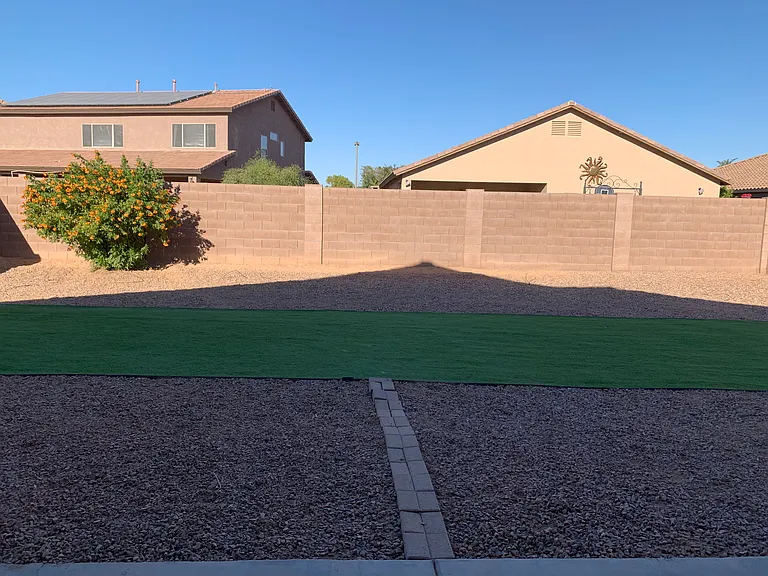 Large size backyard