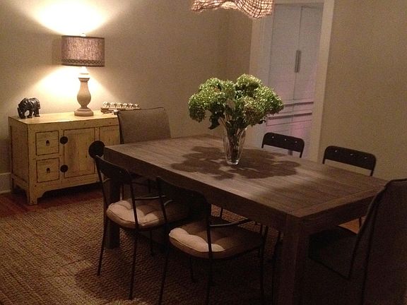 Spacious dining room