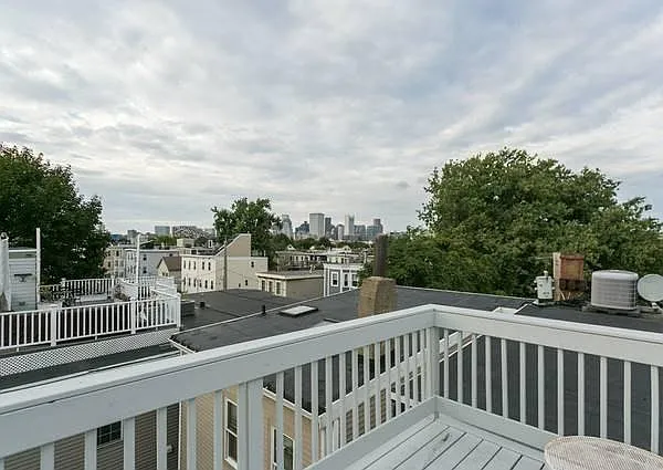 roofdeckview of city
