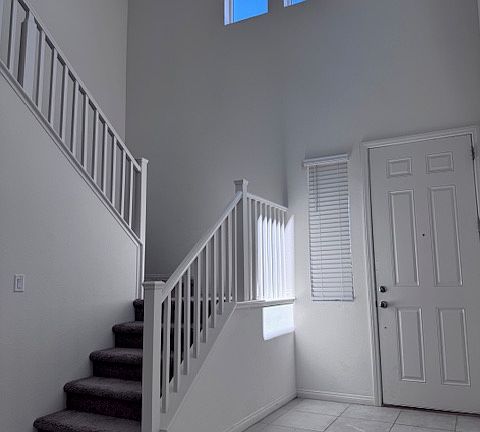 High Ceiling Stairway