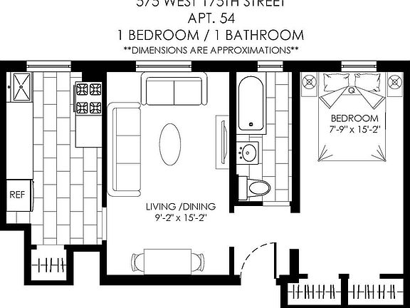 2nd image of 575 W 175th St APT 54