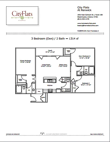 Floor plan San Francisco 2 3.2
