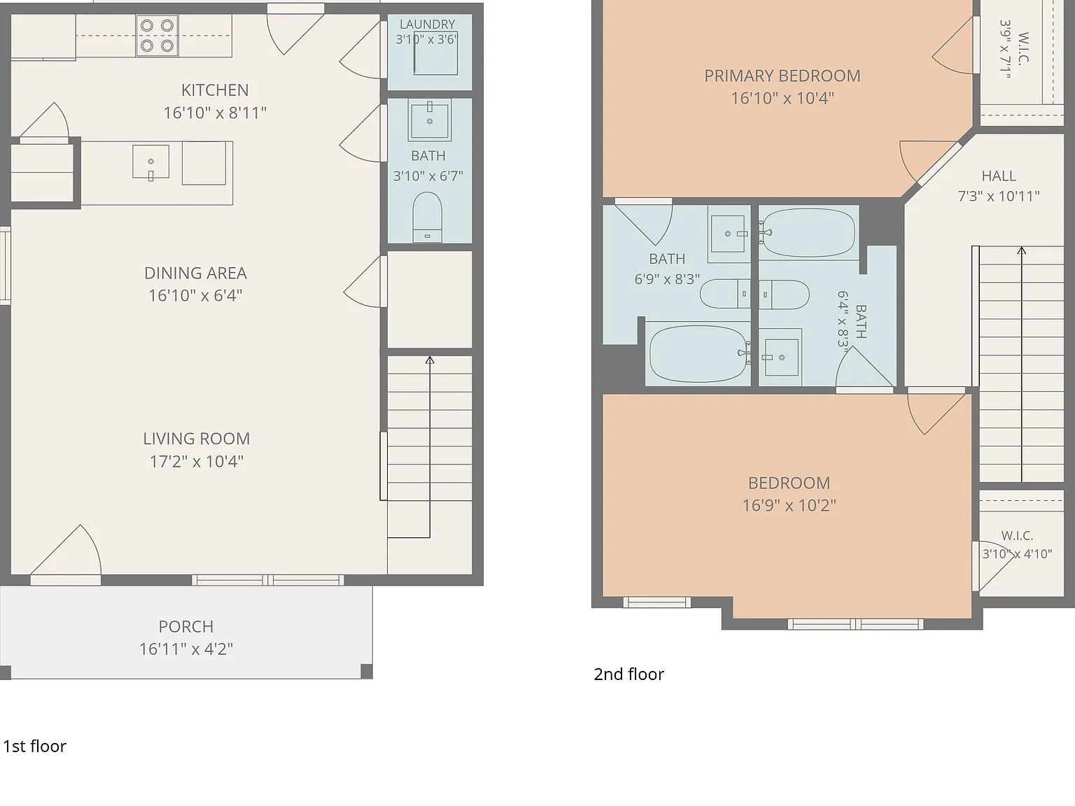 2 bed, 2.5 bath, 1144 sqft, $1,850 — Photo 3