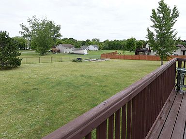 Deck view of front yard