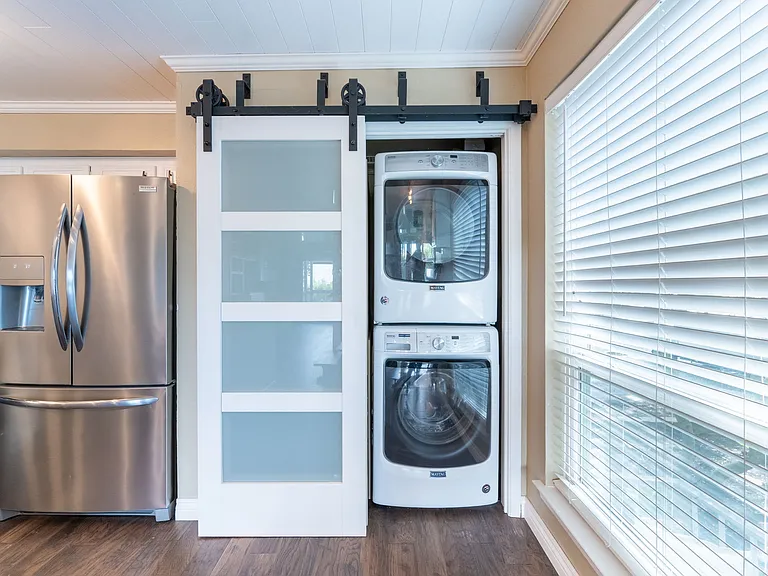 Washer and dryer included