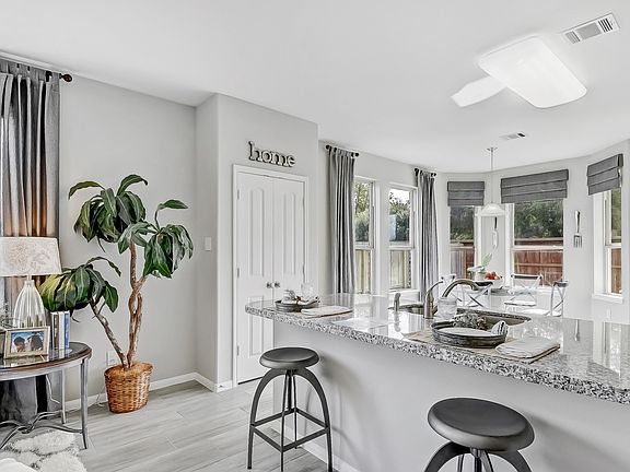 Sun-lit kitchen